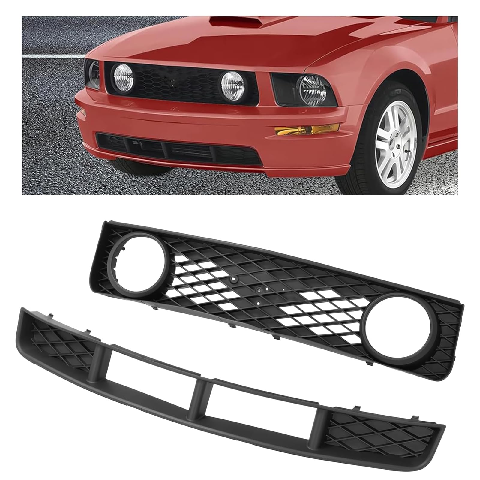 Calandre Grille Avant Pour FORD MUSTANG Gt 2004 - 2009