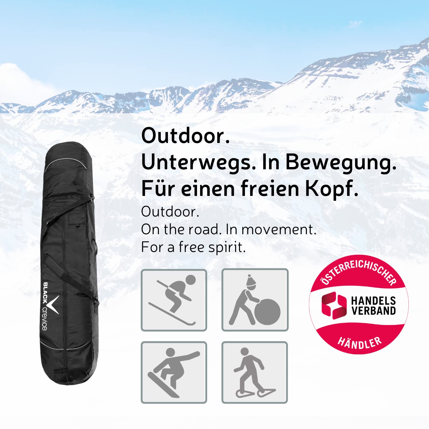 Black Crevice Torba snowboardowa