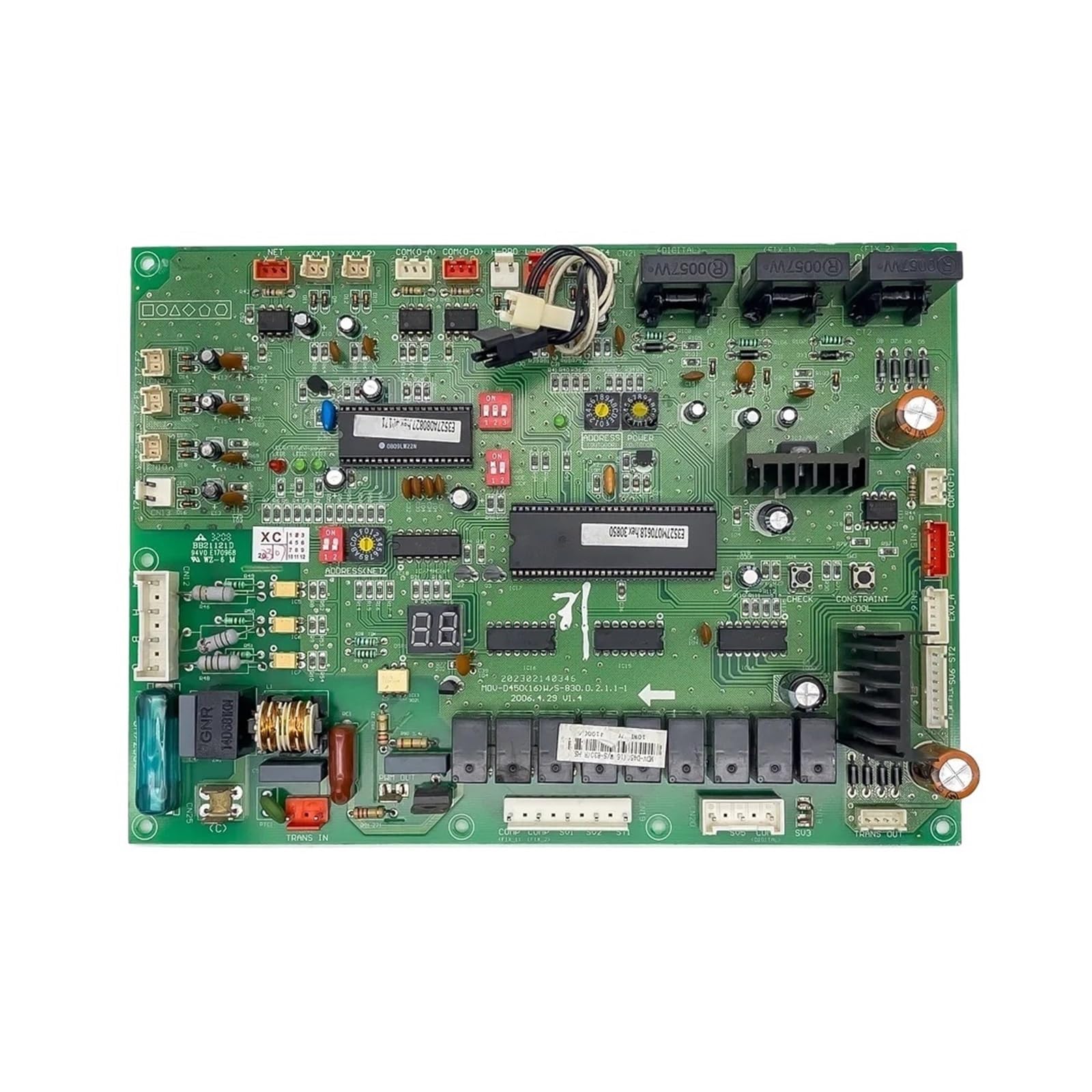 Air Conditioning Control Board，Compatible For Midea, MDV-D450 (16) W/S-830. D.2.1.1-1 202302140346 Air Conditioner Pcb Circuit Board, Control Board