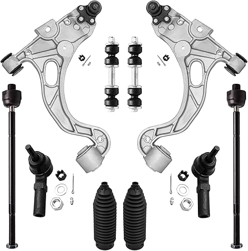 Miniatura 290 de Detroit Axle - Kit de suspensión frontal de 10 piezas para Ford Ranger Mazda B2300 B2500 B3000 B4000, 2 brazos de control superiores, 2 rótulas
