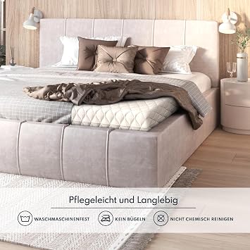 FDM mattress topper latex MAX mattress topper 180x200 cm hardness H3 height approx. 4 cm allergy sufferer Suitable Oeko-Tex white