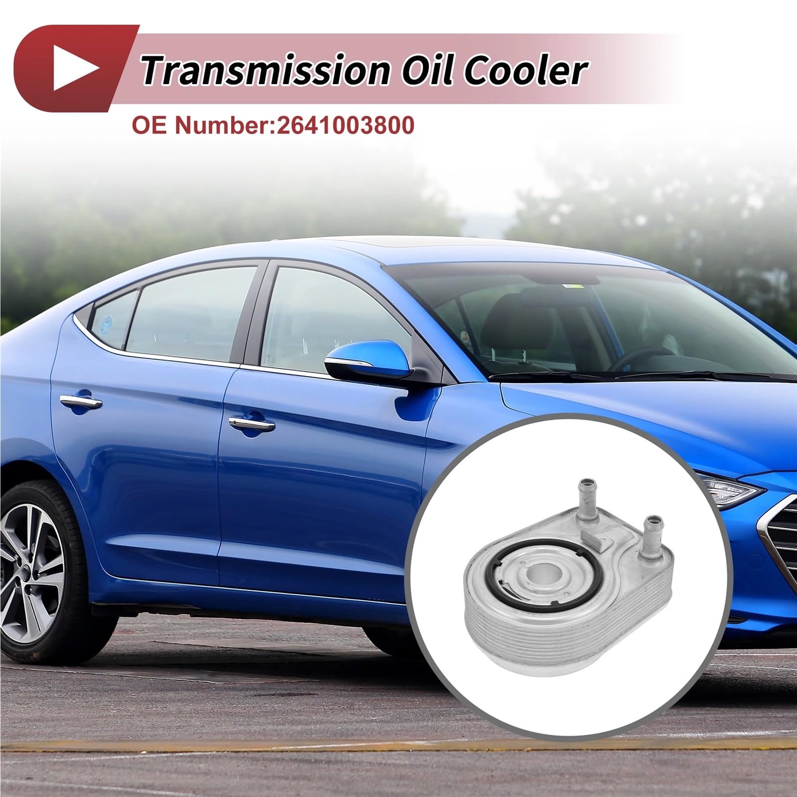 Chłodnica oleju silnikowego Do Hyundai Do Elantra 2017-2020 L4 1.4L chłodnica oleju silnikowego nr 2641003800 1 szt