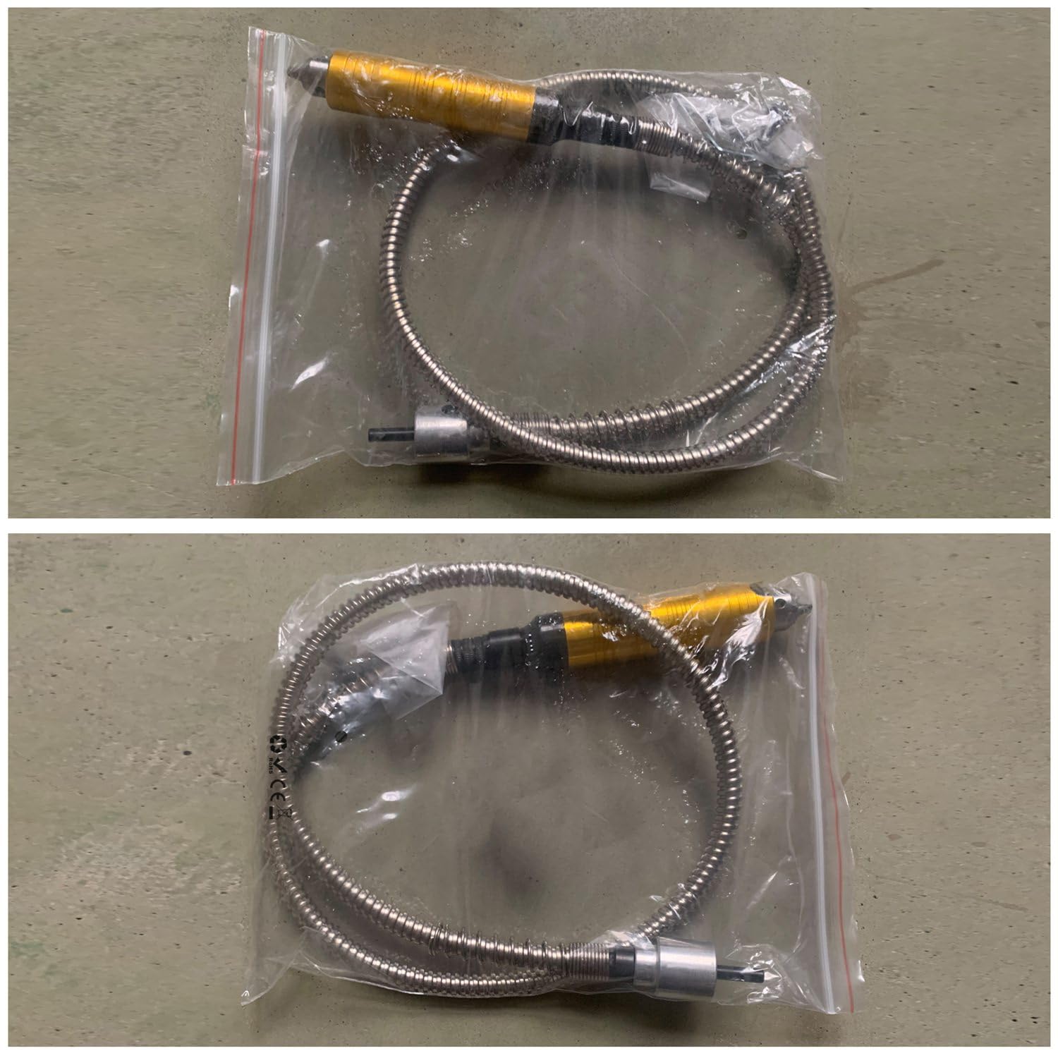 Herramienta para amoladora rotativa con eje flexible + pieza de mano de 0,3 a 6,5 mm para taladro