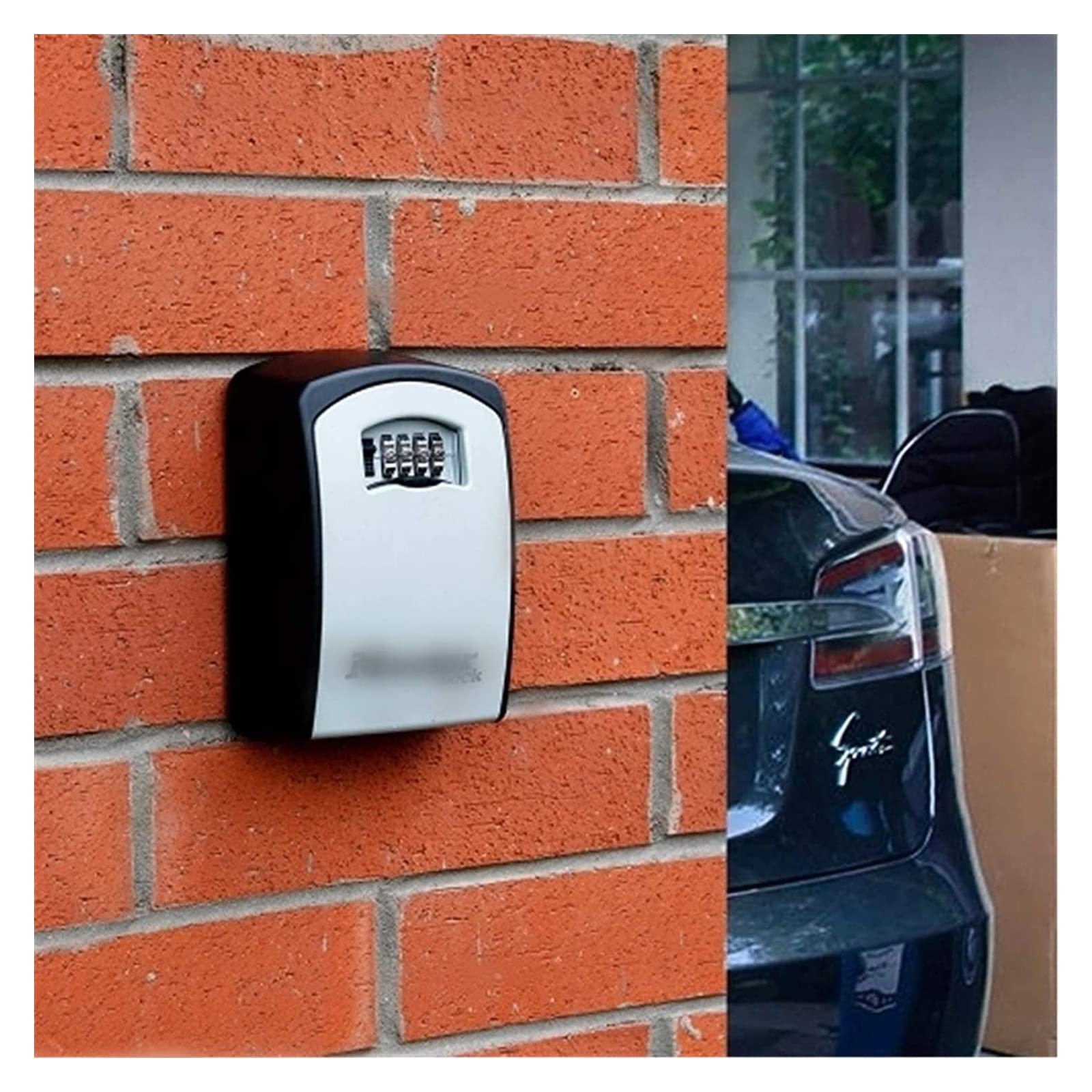 Armoire à clés murale pour clés - Boîte de rangement pour clés - Serrure à combinaison murale - Convient pour les entrées d'appartement