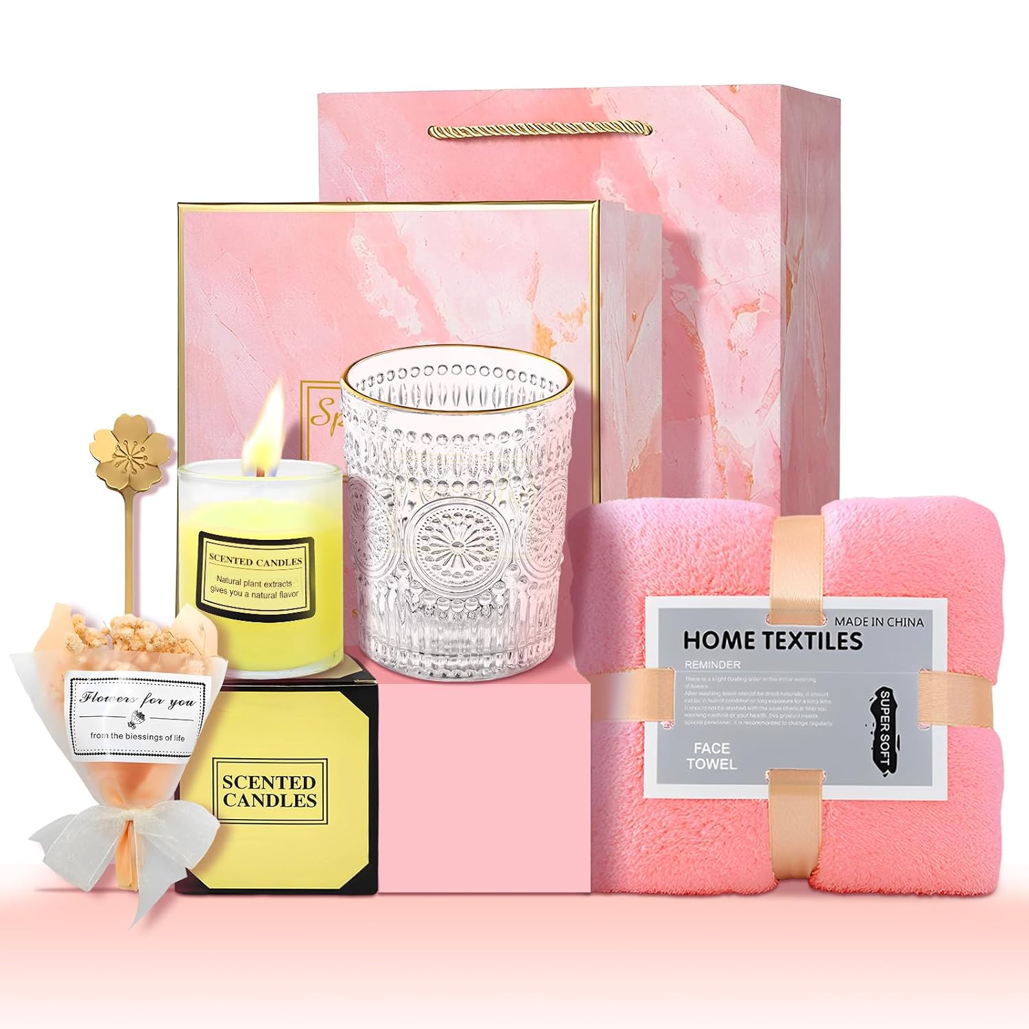 Self Care Gifts Get Well Gifts Unique Relaxing Spa Gift Basket Set