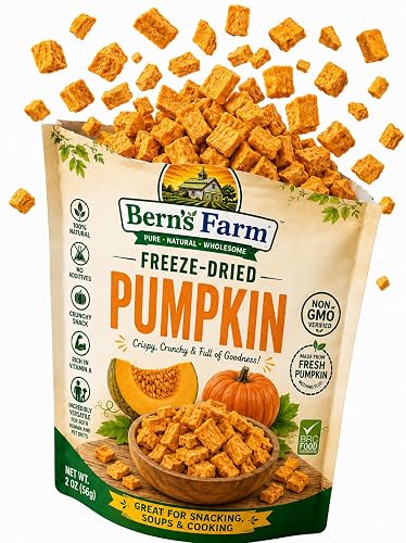 Bern’s Farm Freeze-Dried Pumpkin Granules, 2 oz (56 g) –