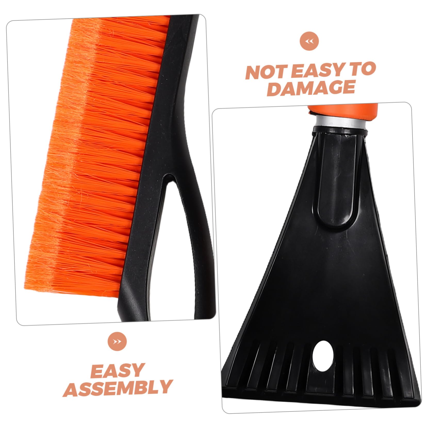 Gatuida Lot de 2 Grattoirs à Givre pour Pare-Brise, Design Extensible en Abs et PP, Portable, pour Déneiger et Enlever Le Givre sur Vitres en Hiver