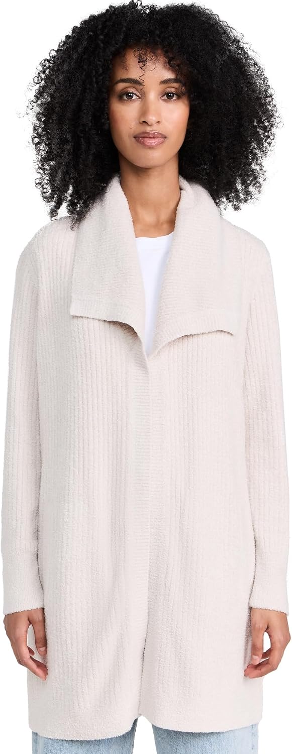 Barefoot Dreams Women's Hooded Cardigan - Cozy Open-Front Sweater - View #3