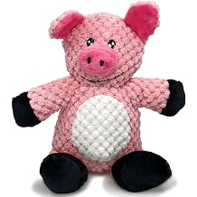 Glory To Dog Barnyard Pig Plush Toy for Small Dogs and Puppies