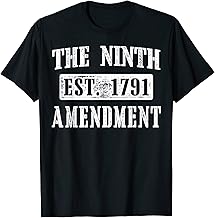 Bill of Rights. Established 1791. 9th Amendment T-Shirt