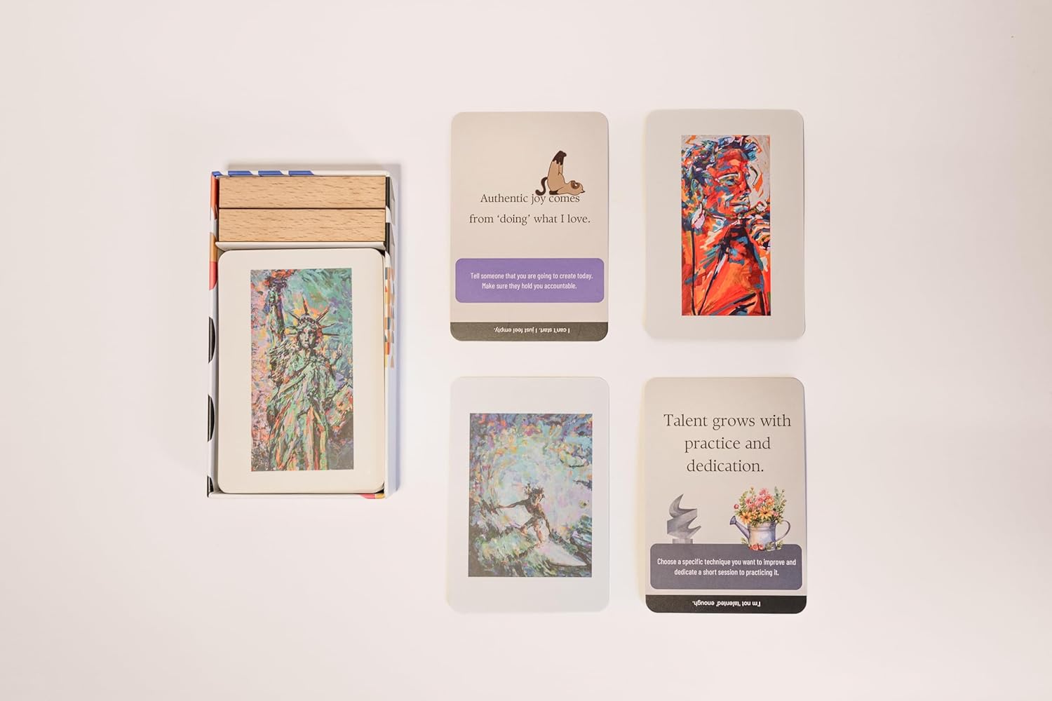 Art (un)Block: Affirmation & Action Cards for Artists to Overcome Creative Blocks & Intrusive Thoughts      Cards – August 1, 2025