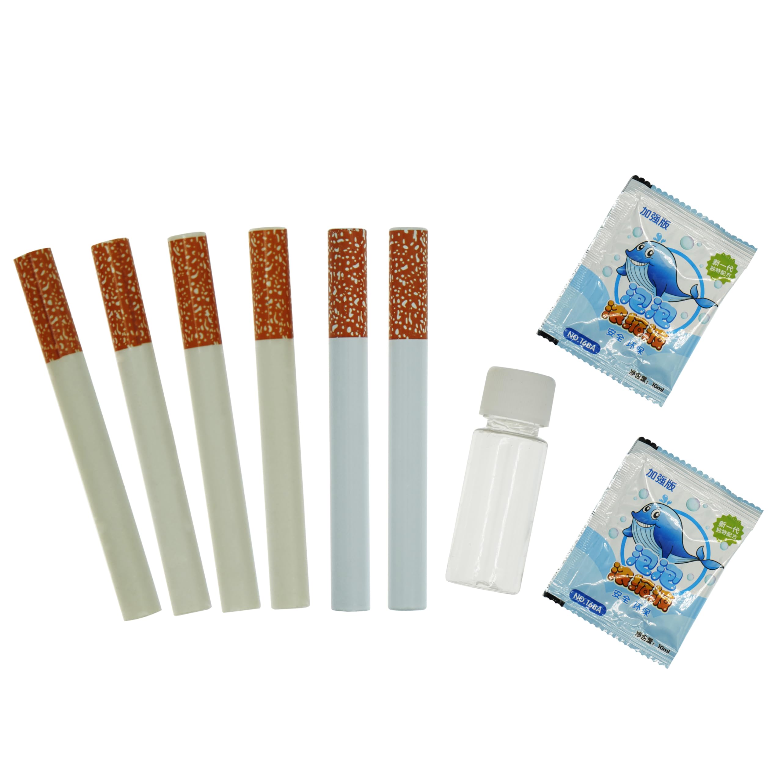Bubble Cigarette Pack – Realistic Fake Cigarette Bubble Blower with Bubble Solution, Mini Cigarette Bubbles Maker for Stress Relief, Fun Party Gift for Adults — view 8