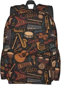 Music Backpack Laptop Backpacks Multipurpose Daypack for Men and Women