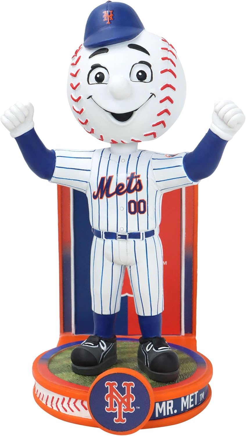 Mr. Met New York Mets Banner Series Bobblehead MLB Baseball