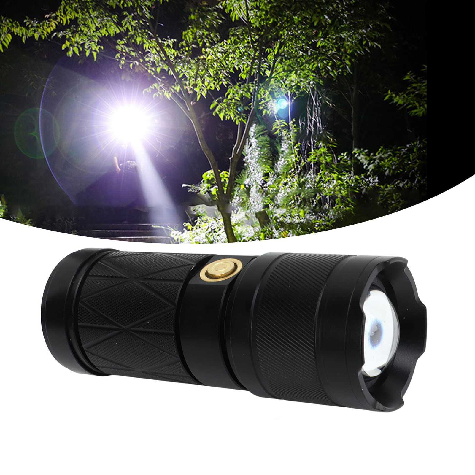 Lampe de Poche LED Mini, 800lm luminosité, Alliage D'aluminium,