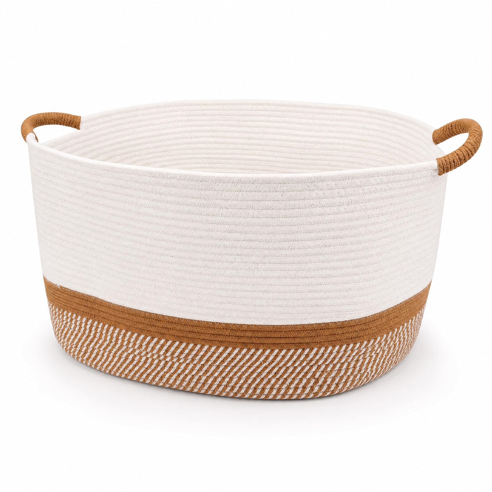 Cesto portabiancheria in tessuto da 70 l, 55 x 40 x 32 cm, ideale per vestiti, coperte, giocattoli e articoli per la casa. Perfetto per soggiorno, camera da letto o asilo nido