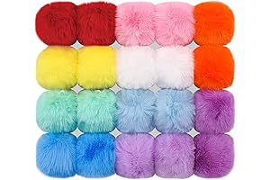 BQTQ’s Ultra-Cozy Faux Rabbit Fur Pom Poms for a Luxe Touch to Your Winter Wardrobe