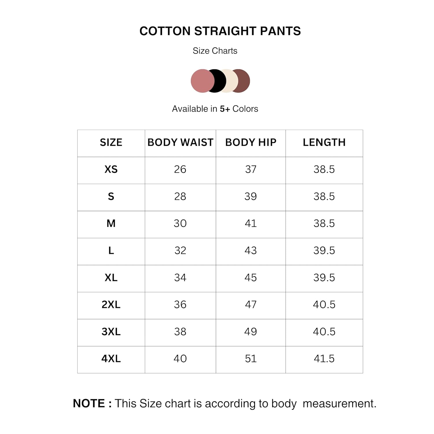 SAADAA Cotton Straight Pants for Women | Breathable Everyday Wear Trousers | Drawstring, Deep Pockets & Elastic Waistband | Casual & Comfortable Fit |