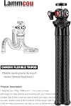Tripod for Phone, Flexible Gorilla Pod, Octopus Bendable | Gorillapod with XL Phone Clip Holder & Actioncam Adapter, Trépied for Filming, Video