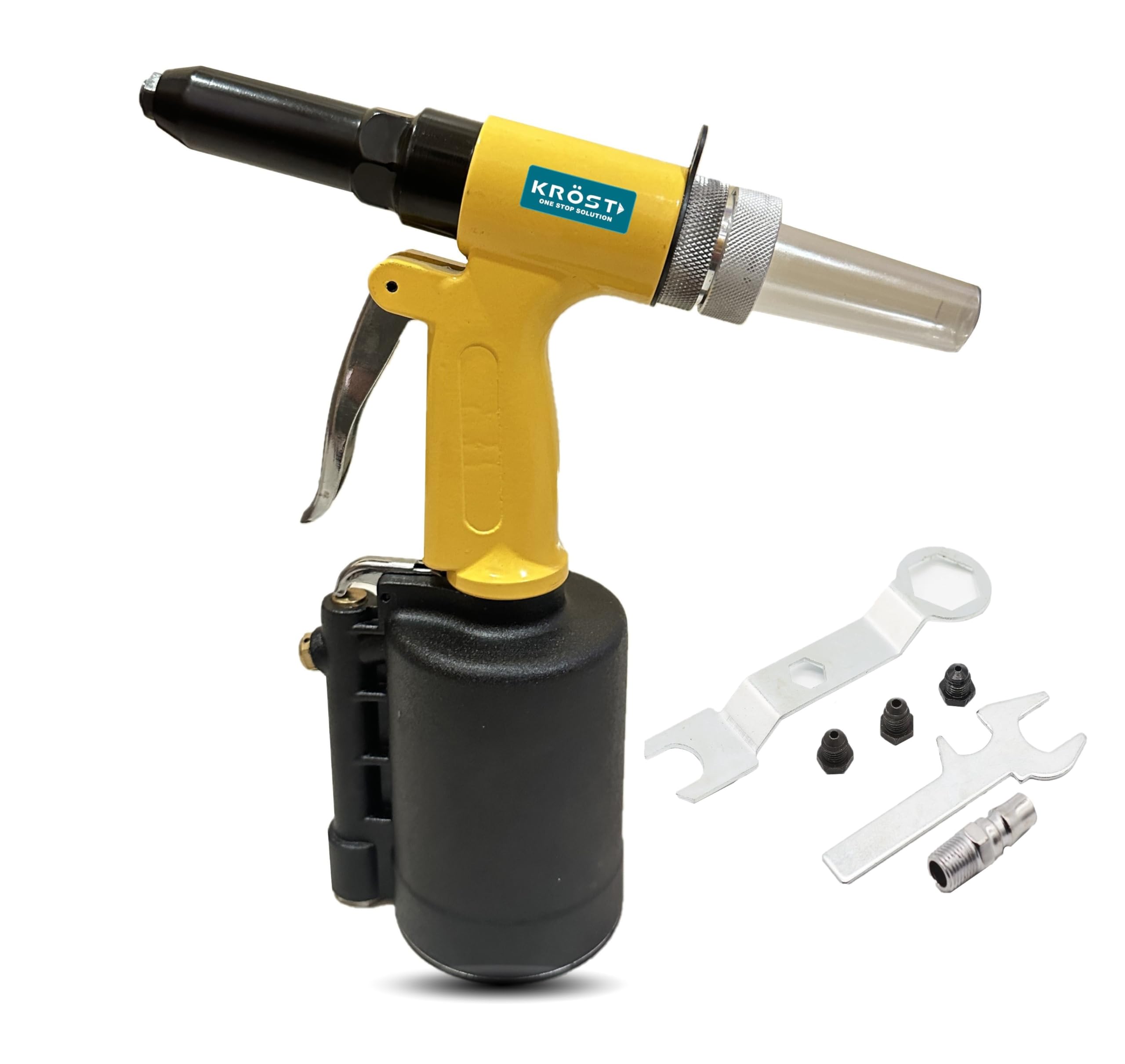KROST Air Pneumatic Rivet Gun Air Pop Riveter Gun, Air Hydraulic Riveter, Pop Rivet Gun, Riveter Machine, 2.4mm 3.2mm 4mm 4.8mm Heavy Duty Fast Hitting Rivet Gun (B0CVB2HNSR) Amazon Price History, Amazon Price Tracker