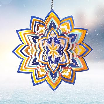 Wind Spinner Mandala Starry Sky Design, Mandala Decoration & Gift