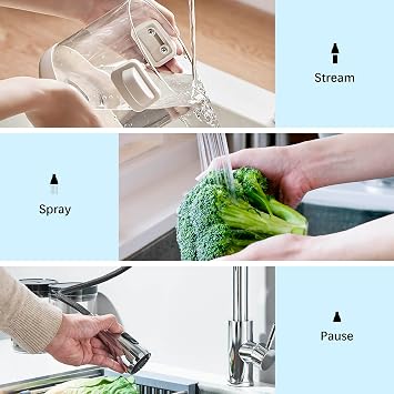 Kitchen Taps Mixer with Pull Out Spray Kitchen Sink Mixer Tap Faucet High Arch Pull Down Faucet Chrome Mixer Taps for Sinks