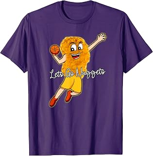 Lets Go Nuggets - Chicken Nugget Basketball Player T-Shirt