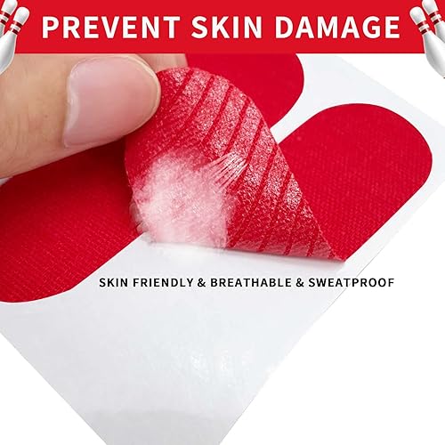 Miniatura 14 de Birllaid 120 unidades de cinta de dedo de boliche, cinta de boliche para el pulgar para bolos, accesorios de bolos para hombres y mujeres Negro