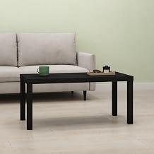 Bayan Coffee Table, Square Side Table or Small Spaces, Living Room, Black