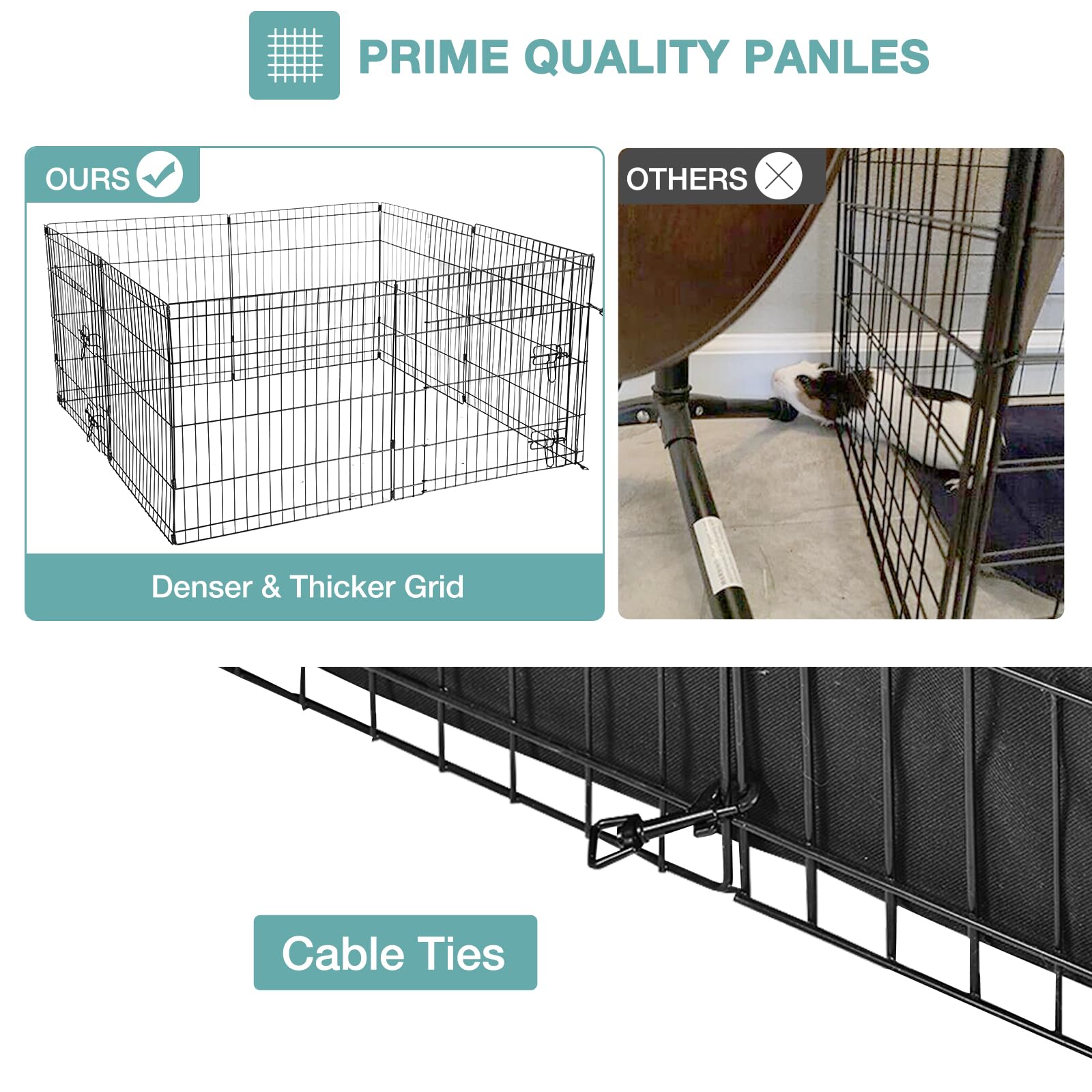 Rabbit Playpen - Small Animal Cage -5