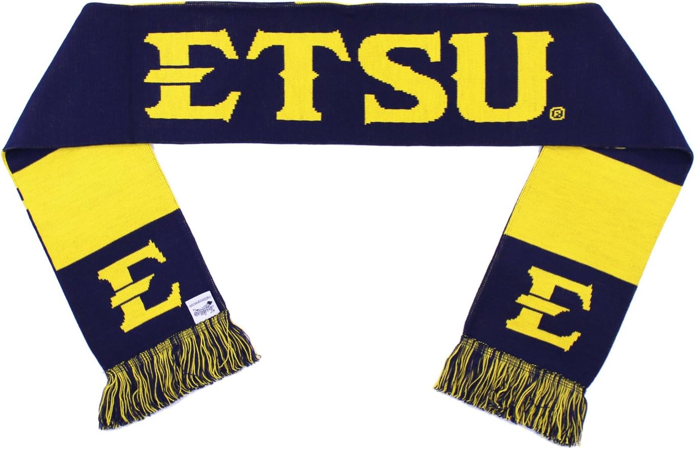 Tradition Scarves ETSU Scarf - East Tennessee State Bucs Knitted Classic