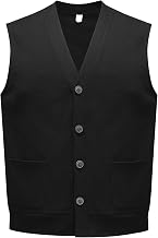 Allthemen Knitted Vest V-Neck Casual Sweater Sleeveless Warm Cardigan Tank Tops Winter