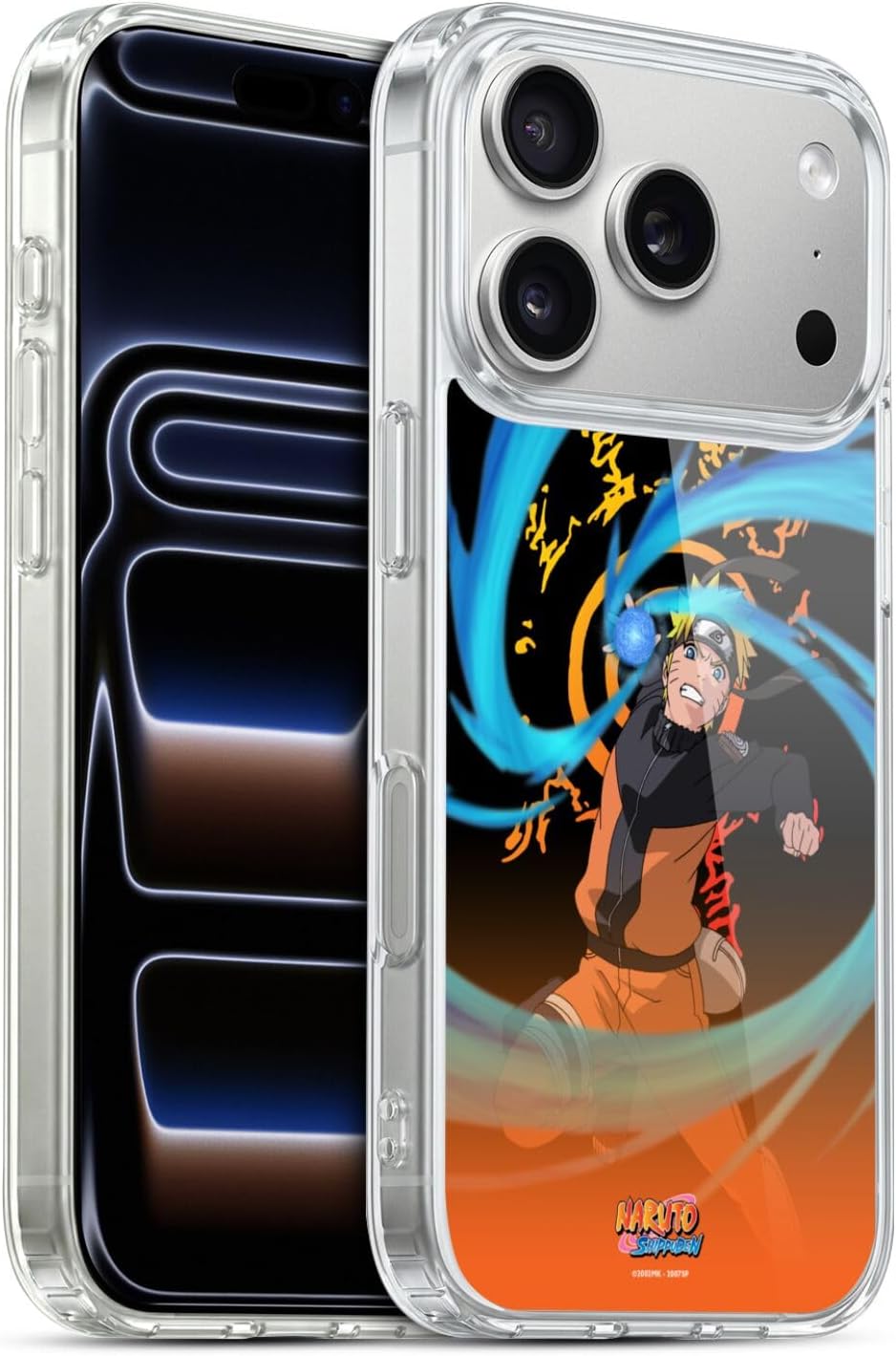 Head Case Designs Officially Licensed Naruto Shippuden Naruto Uzumaki Character Art Gel Case [Military Grade Protection] Compatible with Apple iPhone 17 Pro