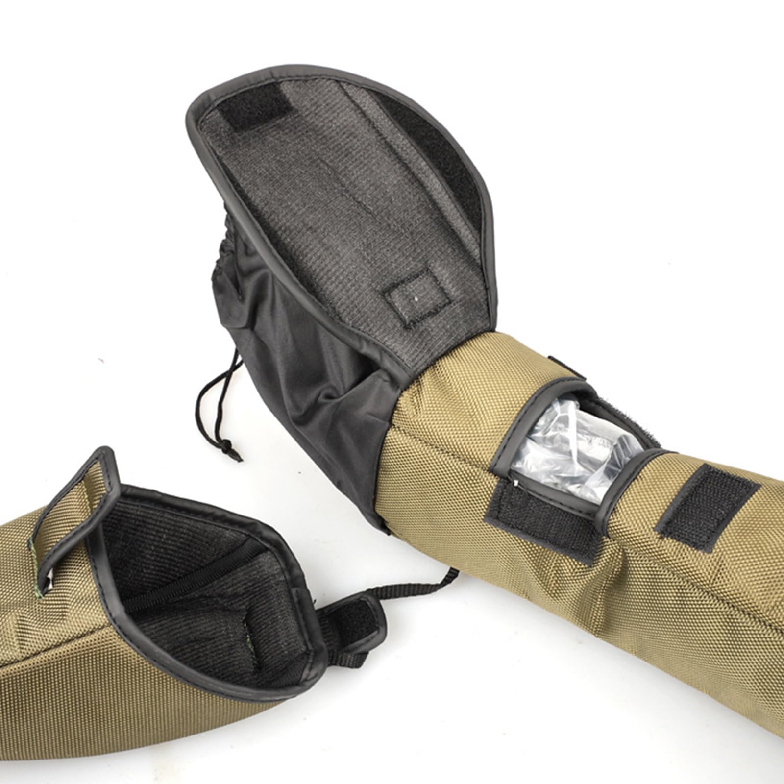 Housse de Protection pour Longue-Vue avec bandoulière à Fermeture Rapide - Sac de Transport pour trépied - Sac de Transport pour trépied Lumineux - Accessoires de Photographie - 80 mm - Vert