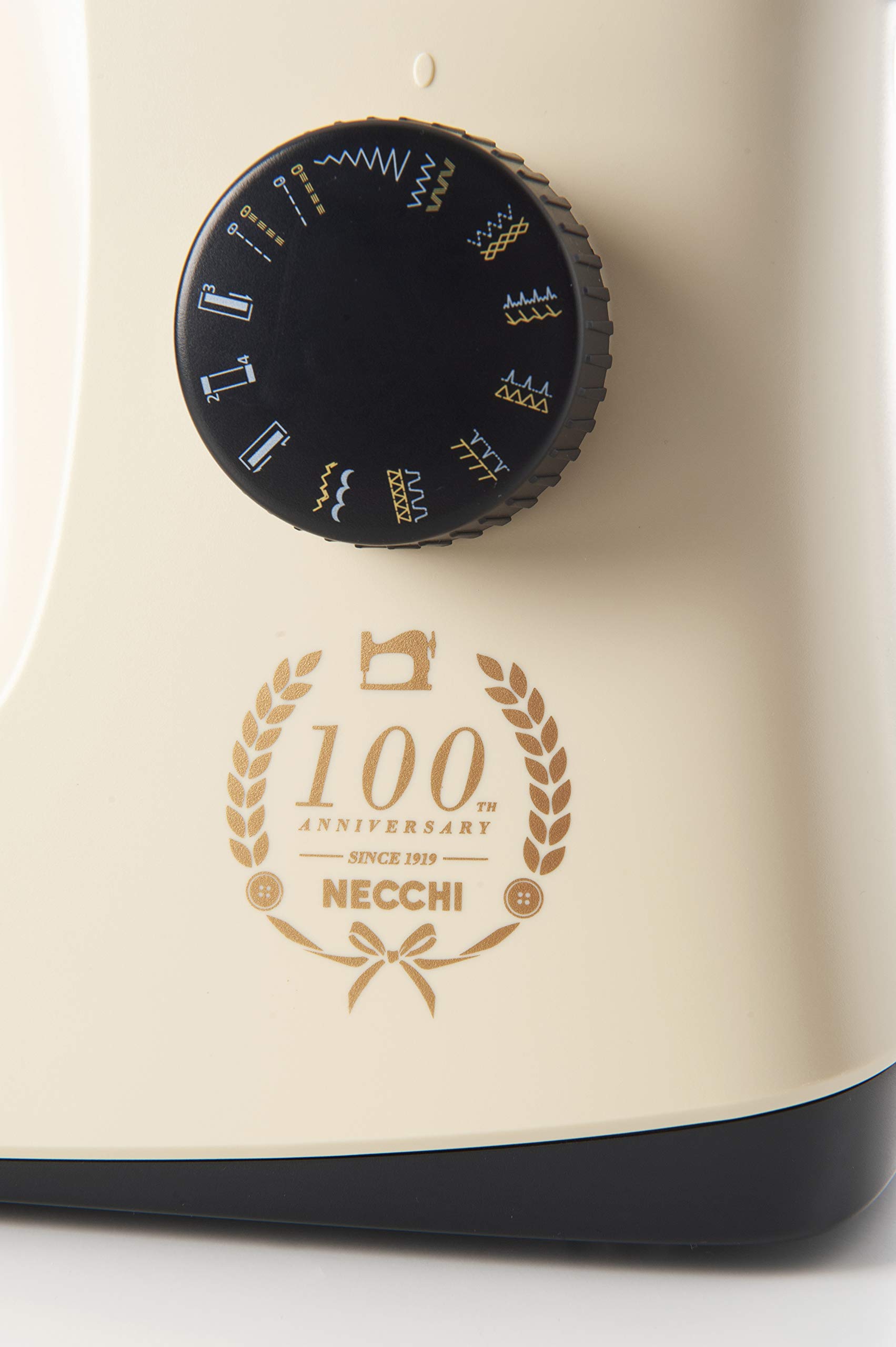 Necchi KM417A New Mirella Macchina da Cucire con 17 Punti di Cucitura, Esclusiva, Facile per da Usare per Principianti, Cucitrice Automatica da Casa, Cucito Creativo, Professionale, Elettrica