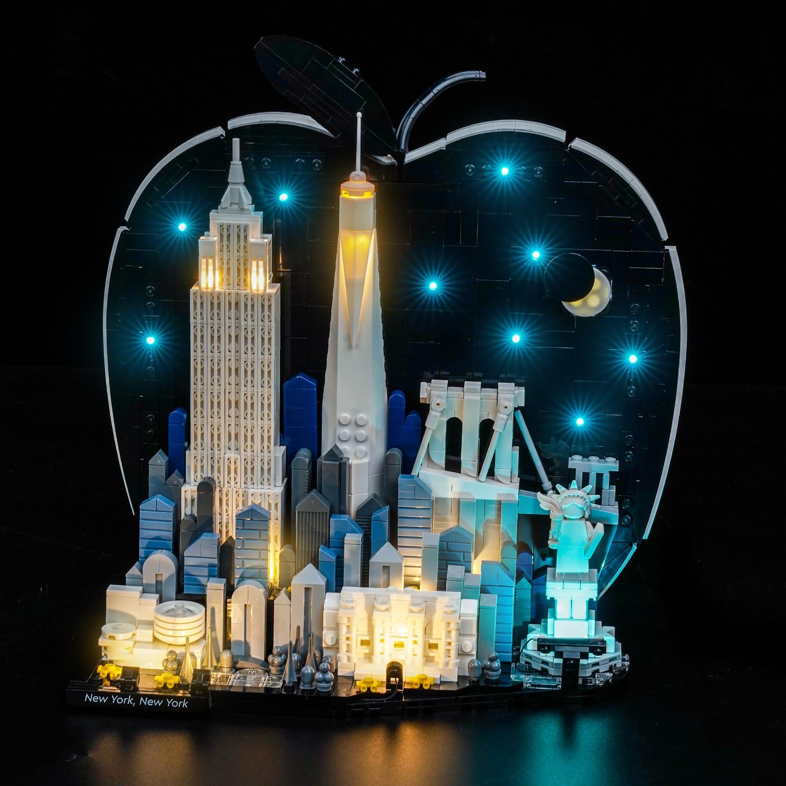 Light Kit Compatible with Lego 21066 New York City-The Big Apple (No Model), Decoration Lighting Set Compatible with Lego New York City-The Big Apple Blocks Model โ image 1