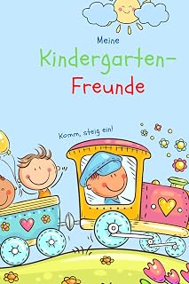 Meine Kindergarten-Freunde - Freundebuch Züge, Lokomotiven, Eisenbahnen mit Geburtstagskalender: für Kita-Kinder ab 2 Jahren