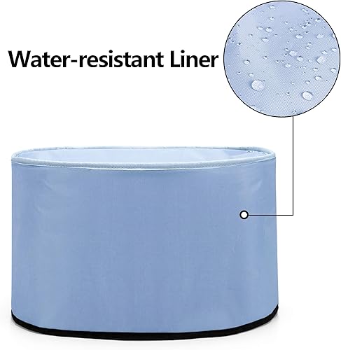 Miniatura 4 de YARWO Cubierta antipolvo para olla de cocción lenta compatible con olla de cocción lenta y Hamilton Beach de 6 a 8 cuartos de galón, cubierta libre