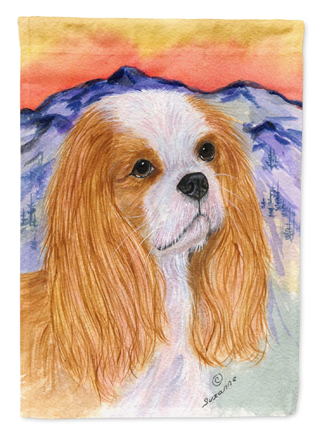 Cavalier Spaniel Flag Canvas multicolore grand format résistant aux UV