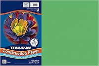 Vista 37 de Tru-Ray® Papel de construcción, 12.0 in x 18.0 in, 50% reciclado, azul atómico, paquete de 50