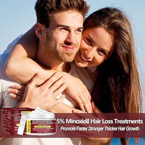 Miniatura 7 de 5% de minoxidil para hombres y mujeres, crema para el crecimiento del cabello, productos tópicos de crecimiento del cabello de minoxidil