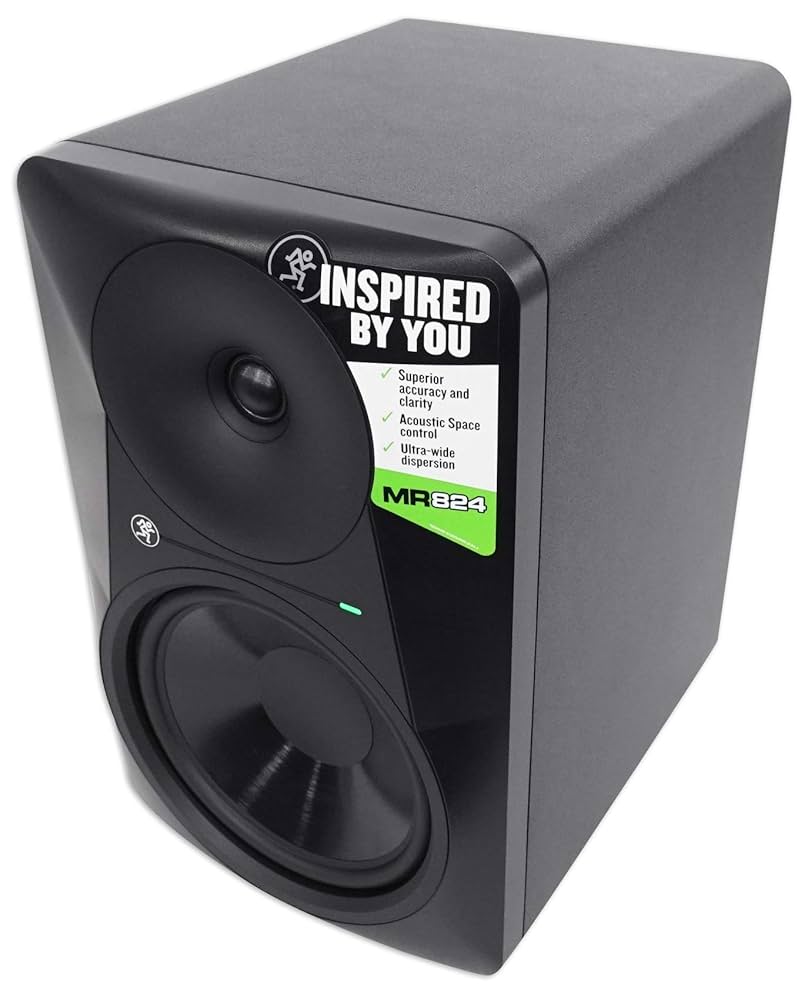 Mackie MR824 スタジオモニタースピーカー MACKIE マッキー MR824 (1本) ◇ モニタースピーカー ( パワード ) 8