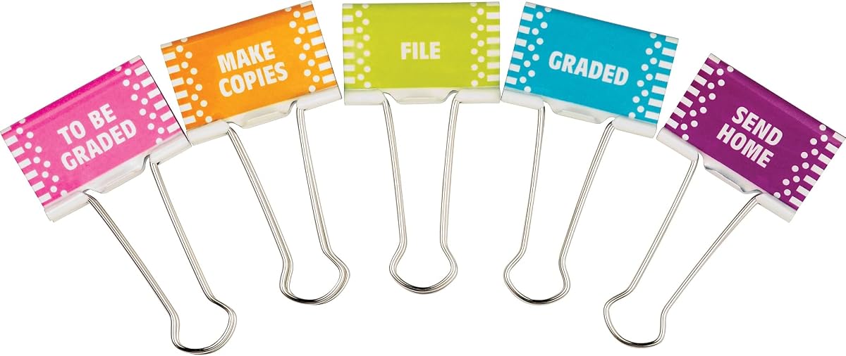 Classroom Management Large Binder Clips (20690)
