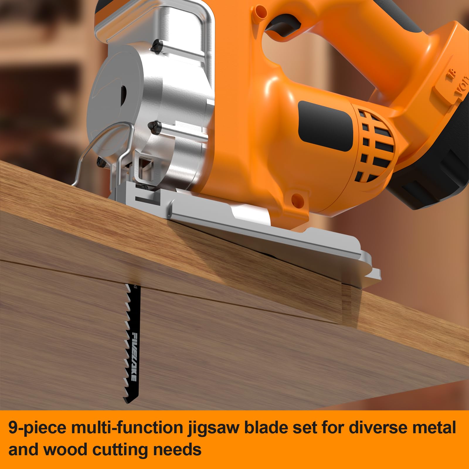 Juego de 40 cuchillas de sierra de calar con mango en T con funda, cuchillas de repuesto surtidas para madera, plástico y metal (T118AF, T118BF, T101AO, T119BO, T101B, T101BR, T111C, T244D, T144D)