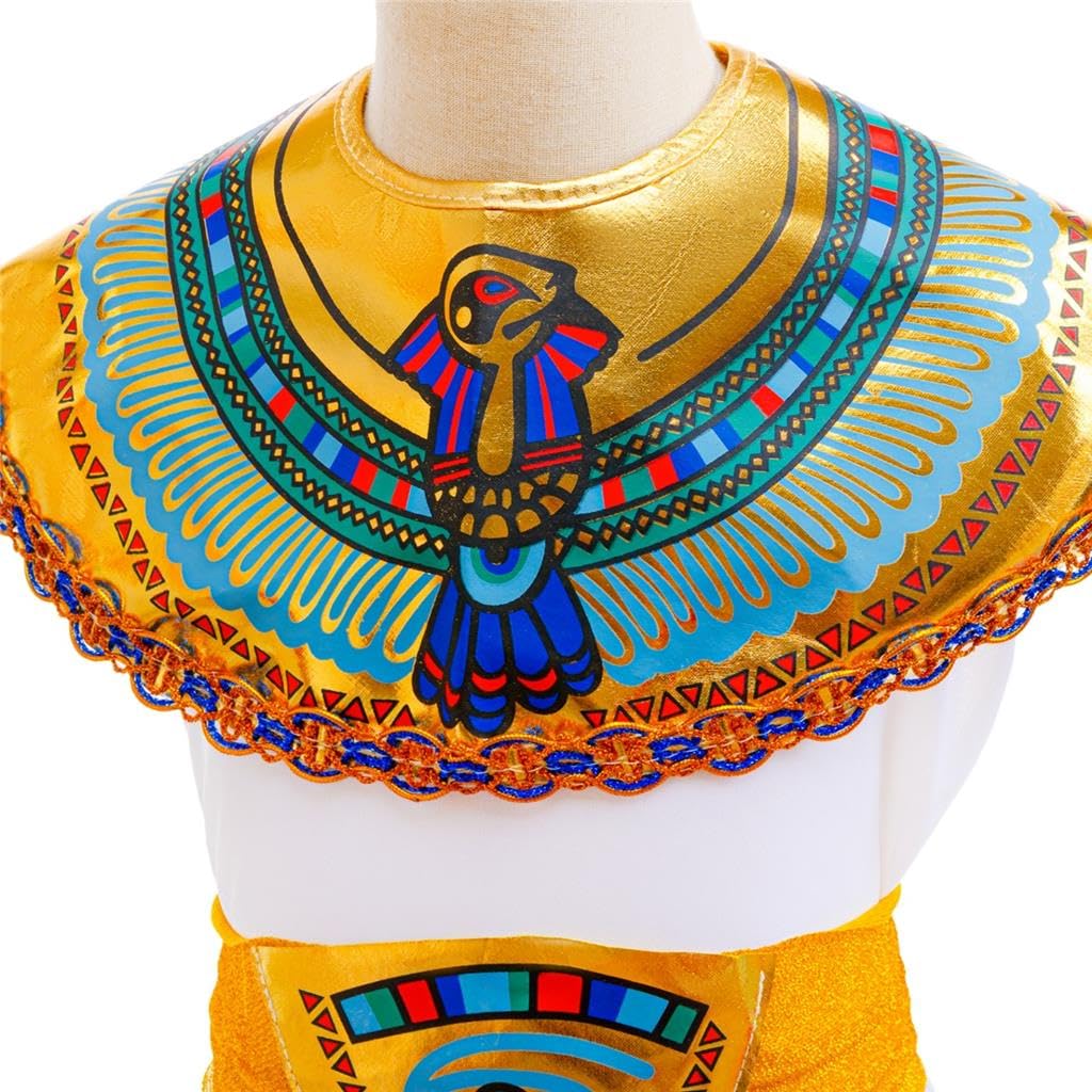 Lito Angels Egyptian Cleopatra Costume for Kids Girls Age 10-12 Years - Image 4