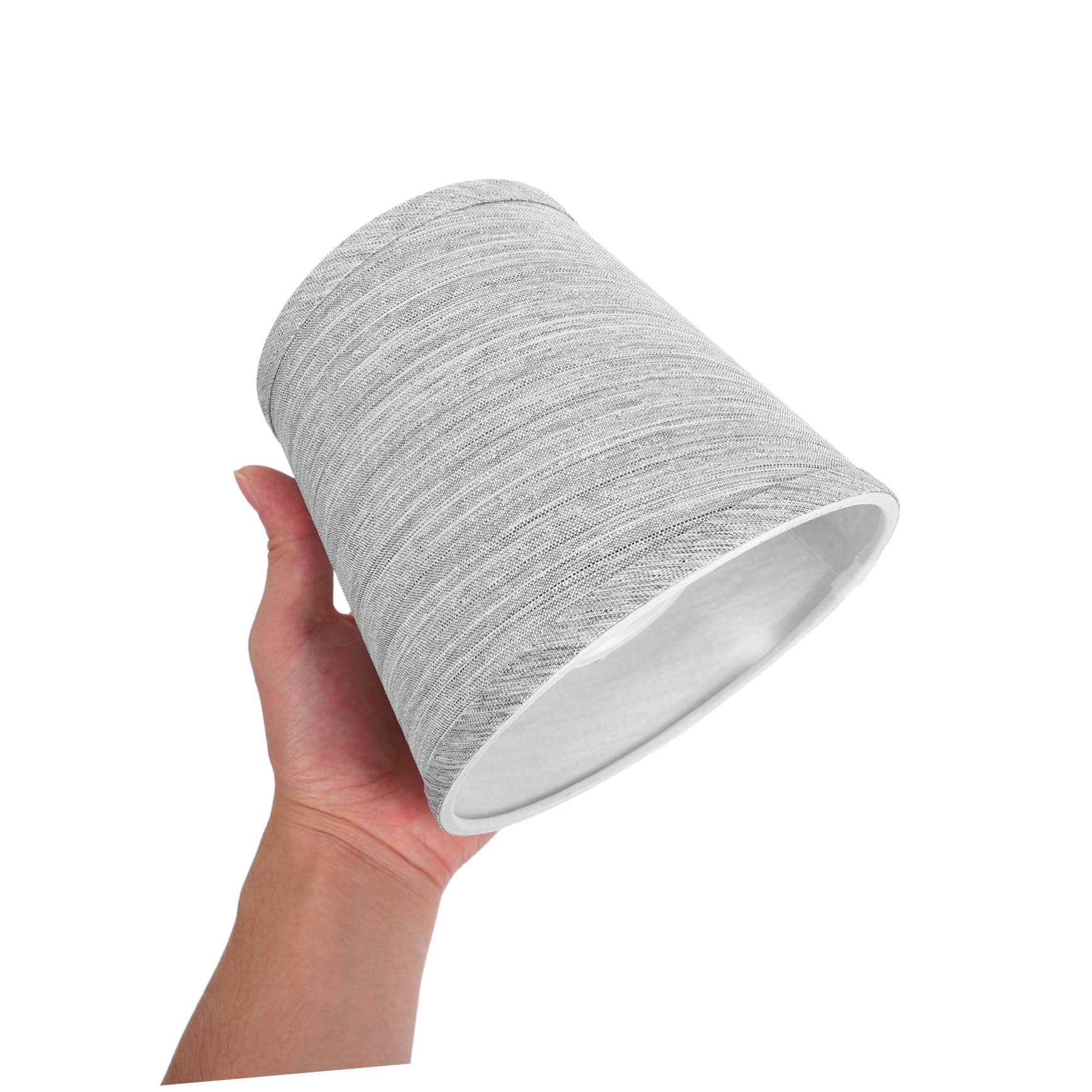 DOITOOL 6pièces Lot De Abat-jour Lin Cylindrique Pour Suspension Murale Fixation Araignée Chambre Ou Salon