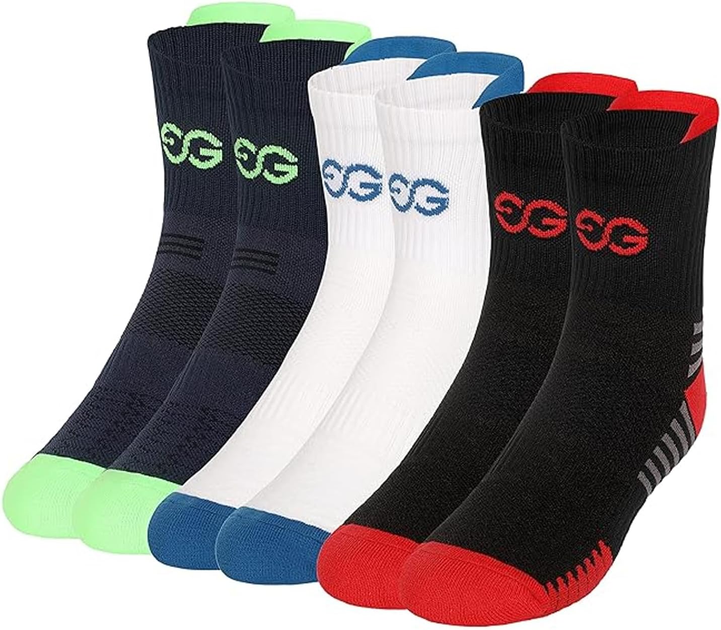 SuperGear Workout Multi Featured Ankle Length Socks for Men Pack of 3