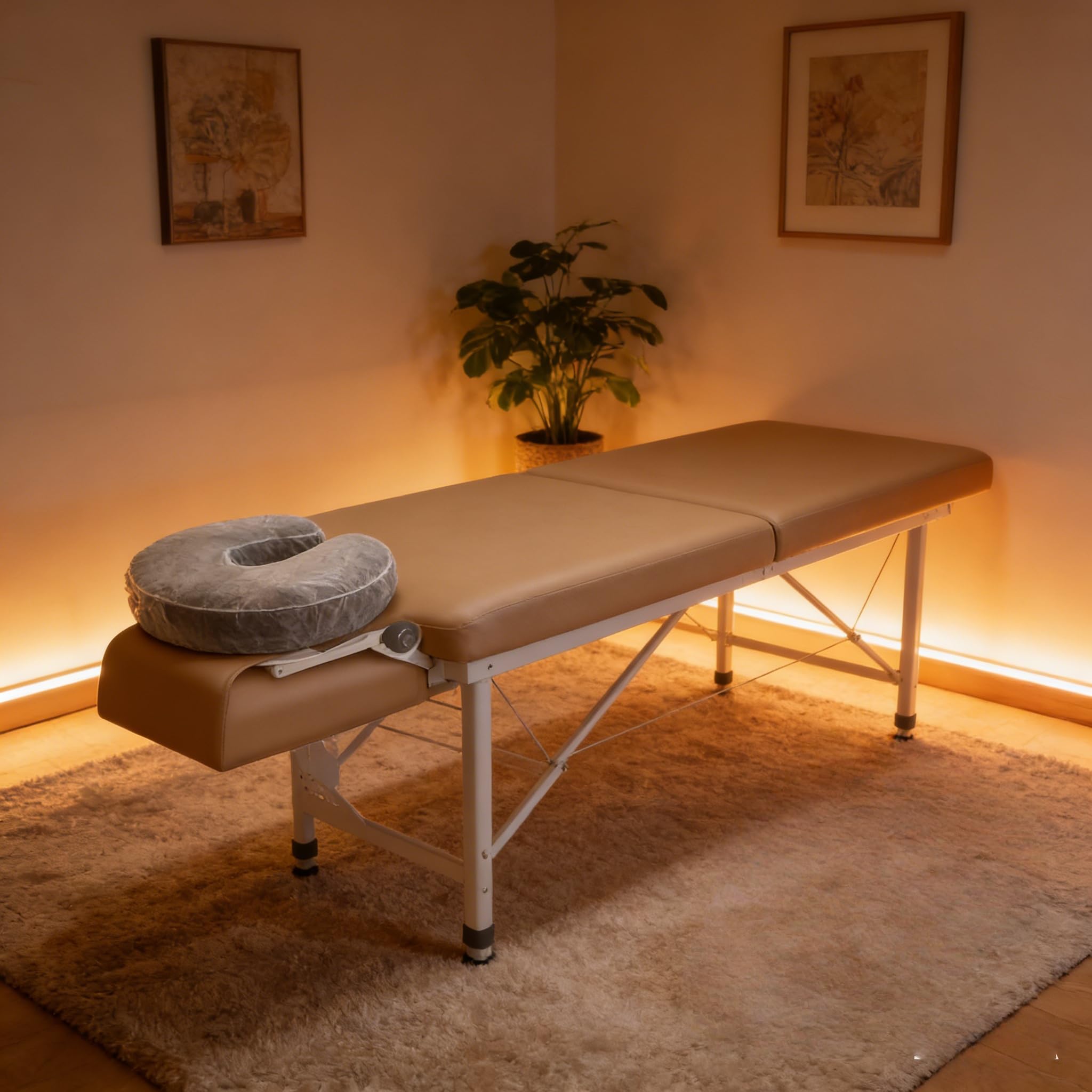 Lot de 50 housses hygiéniques jetables pour tables de massage, housses de coussin anti-adhésives non tissées pour chaises de massage, salon de beauté, salon de tatouage, taille 36 x 33 cm