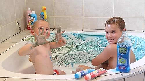 Miniatura 5 de FOZZI'S Pintura de jabón de baño para niños, perfectamente rosa, azul brillante, verde brillante, buena diversión de limpieza, (3 pinturas de baño