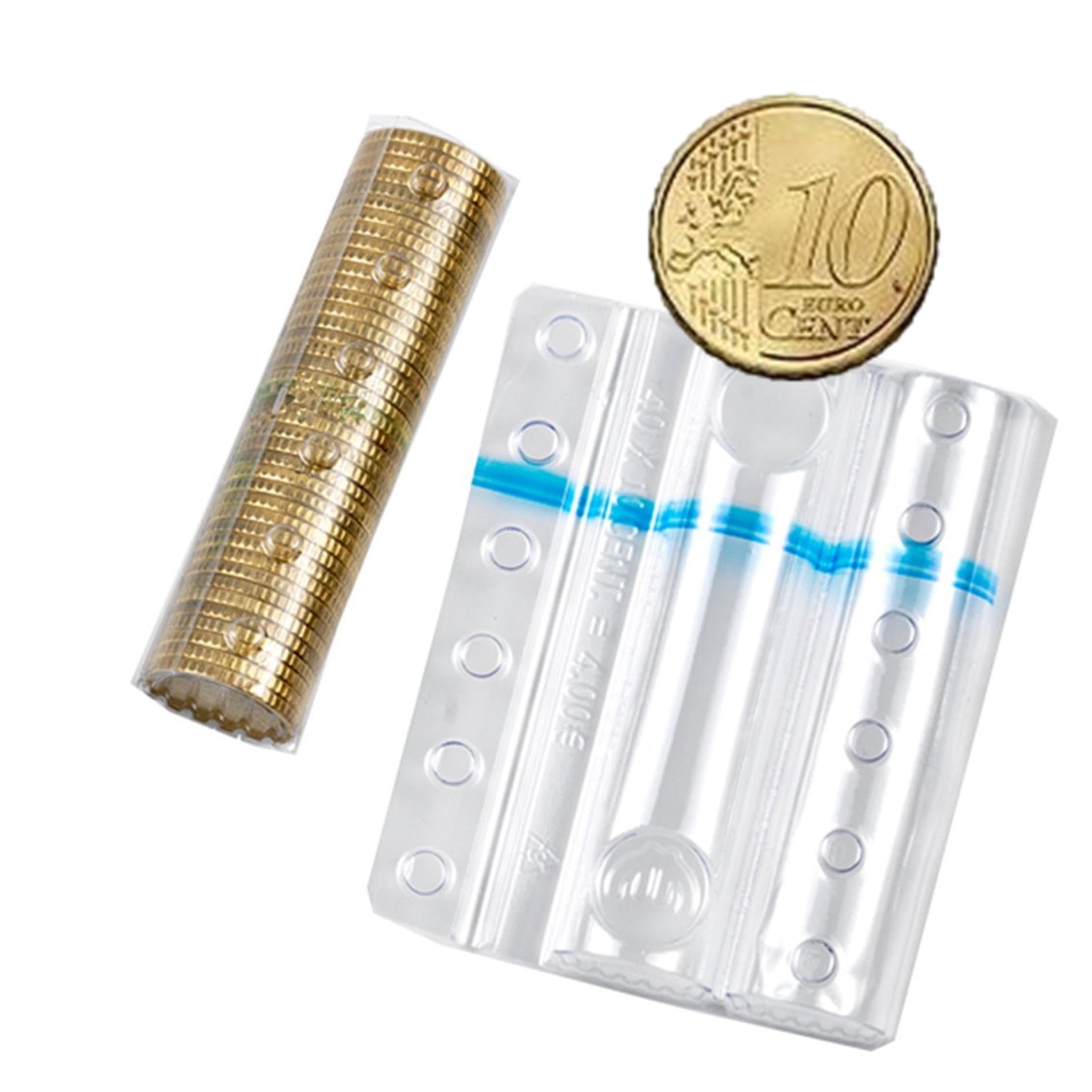 Blister Per Monete Euro - Mix 200 Pezzi, Contenitori Per 1-2-5-10-20-50 Cent E 1-2 Euro - Foto 2